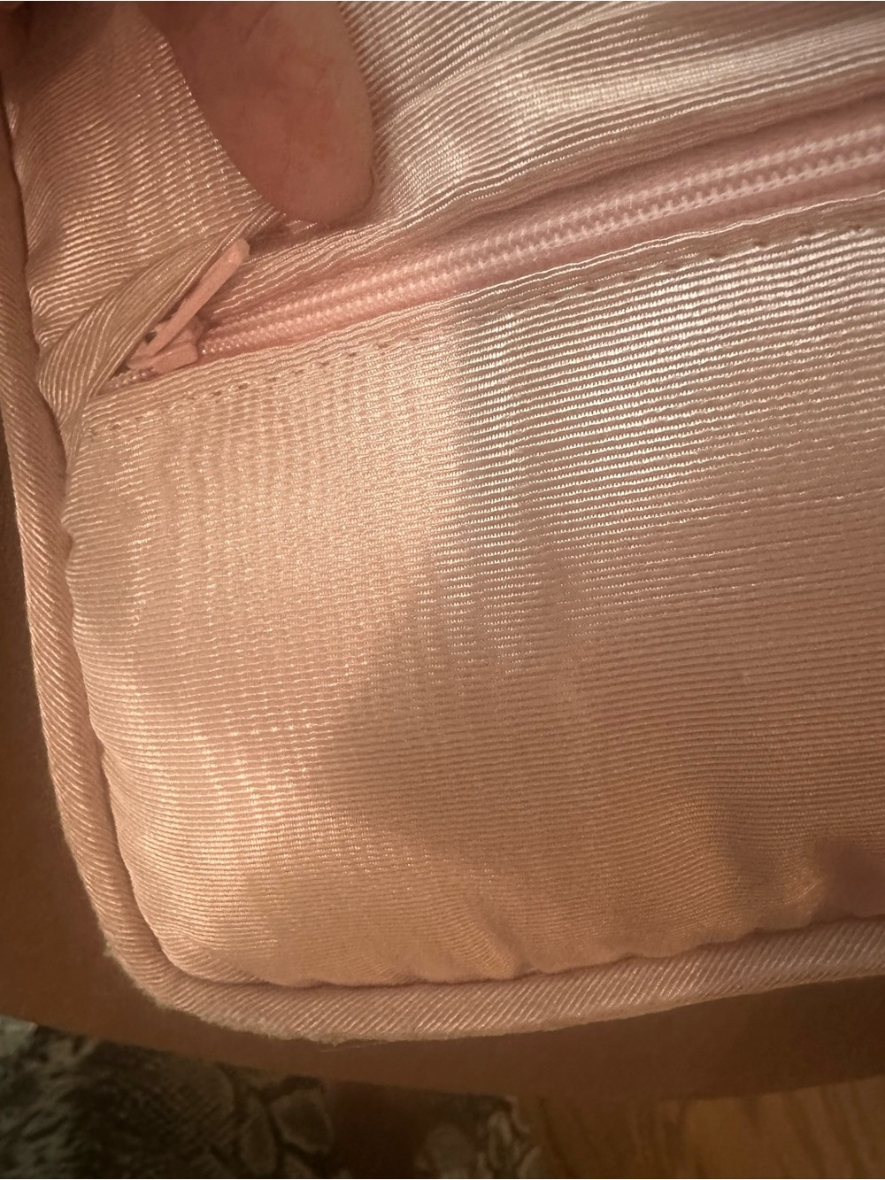 Needlepoint Seashell Pillow - Pastel Pink & Lavender - Picture 9 of 11